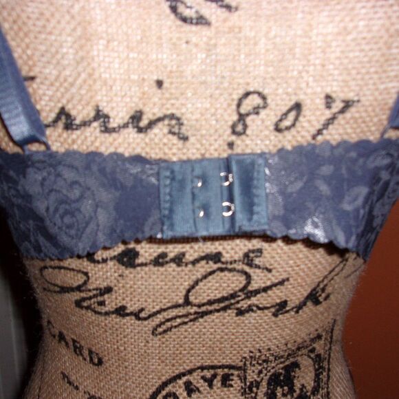 Youmita India Ink Underwire  Light Padded Lace Demi 38C Bra - Picture 7 of 10